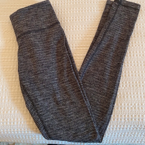 Lululemon Wunder Under - Coco Pique Black White - Picture 1 of 3